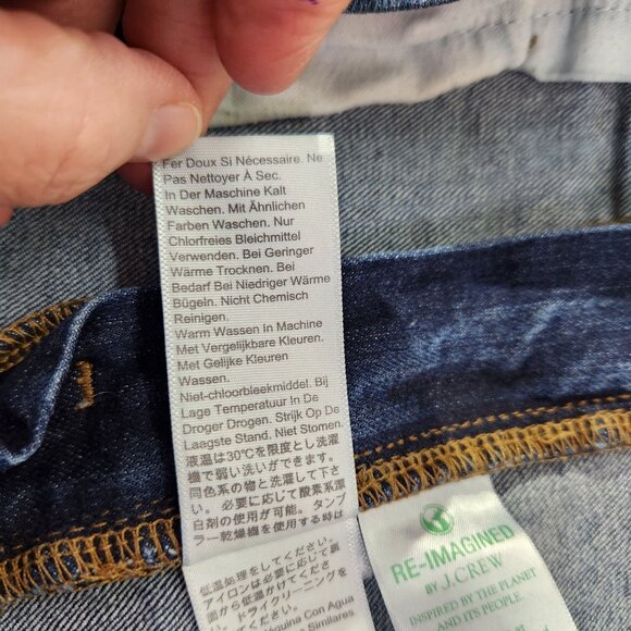 J.Crew Flex Mens Jeans Dark Wash Denim Mens Size W35 L32 - Picture 11 of 15